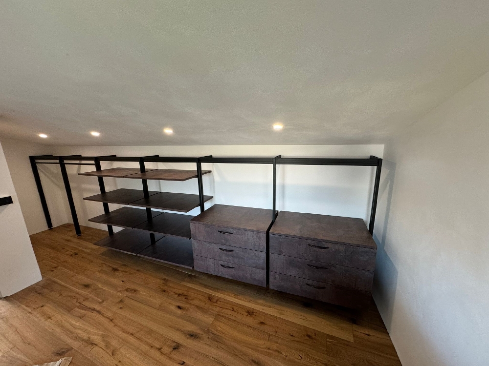 Cabina armadio personalizzabile a 6 vani
